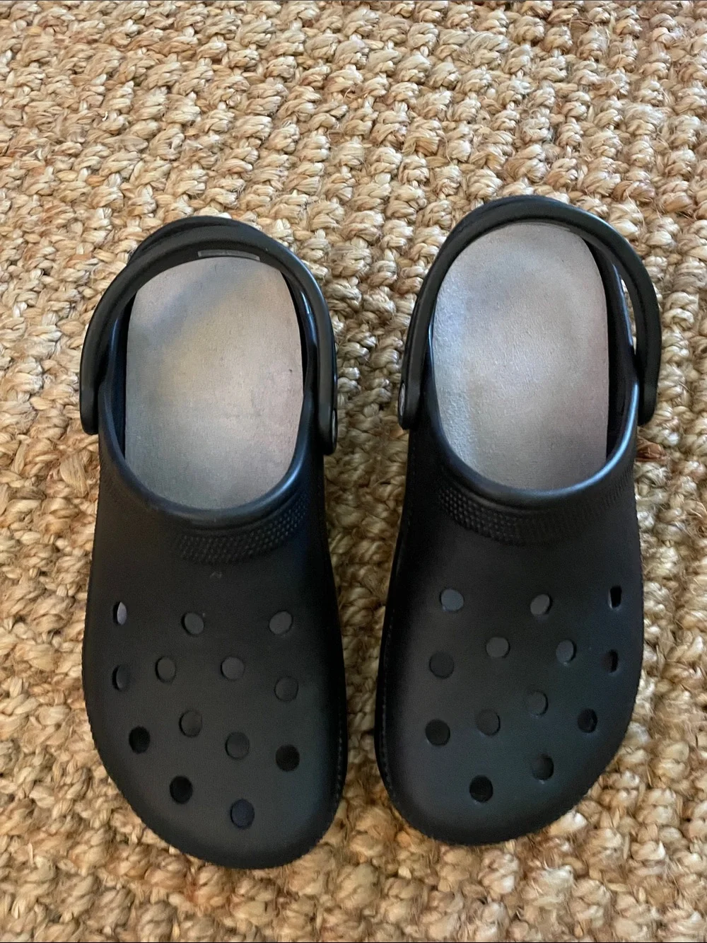CROCS Classic Black Slip-On Men's Clogs/with wheels